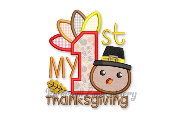 My 1st Thanksgiving Applique